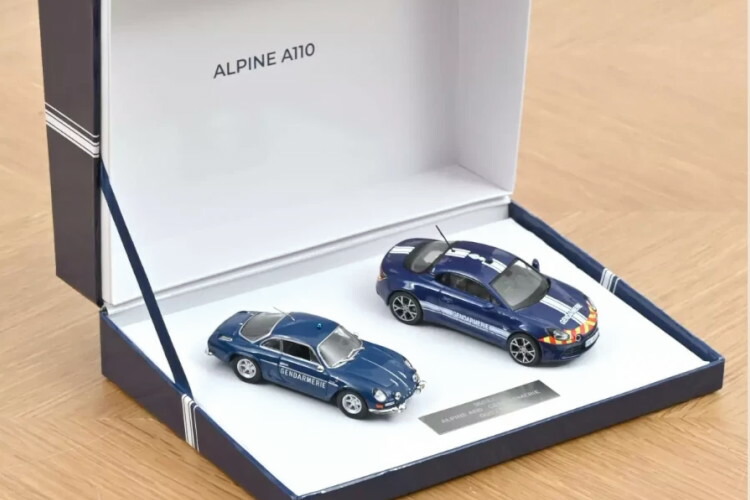 ノレブ 1/43 2台仕掛ける アルピーヌ A110 軍事警察隊 2022 ボックス席遣りかたNOREV 1:43 Set 2 Box Alpine A110 Gendarmerie 2022