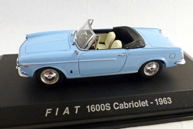ノレブ 1/43 フィアット 1600 S カブリオレ 1963 ライトブルー Norev 1:43 Fiat 1600 S Cabriolet 1963 light blue
