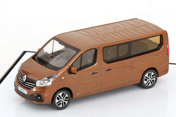 ノレブ 1/43 ルノー トラフィック3 二階建てバス 2018 ブラウンメタリック ルノー人並み外れた致しかたNorev 1:43 Renault Trafic 3 bus 2018 brownmetallic special edition of Renault おもちゃ-車