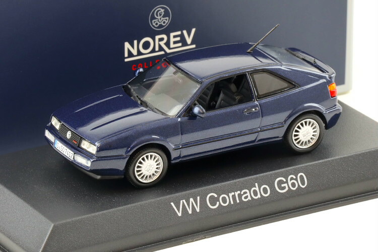 ノレブ 1/43 フォルクスワーゲン コラード G60 1990 ダークブルーメタリックNorev 1:43 VW Corrado G60 1990 darkblue metallic|Reowide モデルカー カタログ SHOP