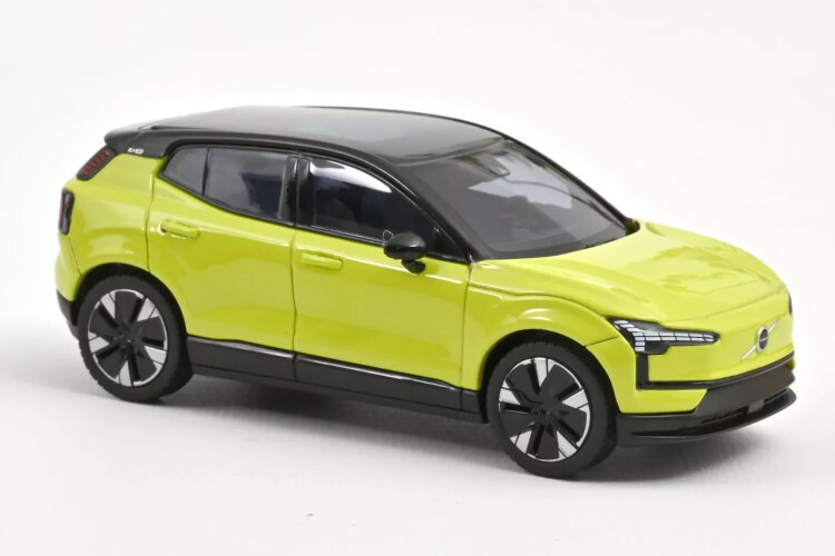 ボルボ　Volvo EX30 イエロー ミニカー　プルバックカー ボルボ Volvo EX30 イエロー ミニカー プルバックカー