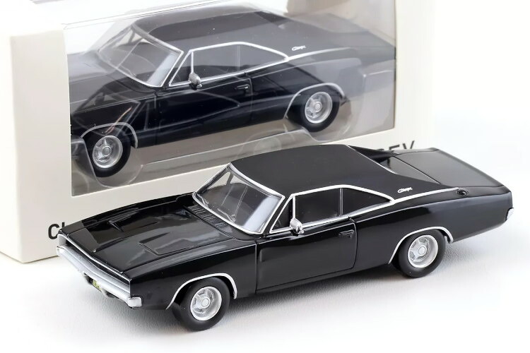 ノレブ 1/43 ダッジ チャージャー 1968 黒いことNorev 1:43 DODGE CHARGER 1968 BLACK おもちゃ-車-ミニカー・トイカー