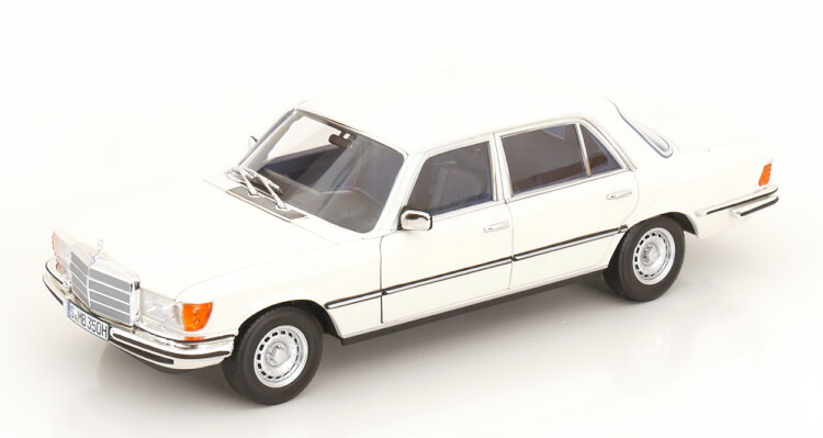 ベンツ特注 ノレブ 1/18 メルセデス 350 SEL W116 サルーン 1973-1980 ホワイト メルセデス 特別仕様 開閉Norev 1:18 Mercedes 350 SEL W116 Saloon 1973-1980 white special edition of Mercedes|Reowide モデルカー カタログ SHOP
