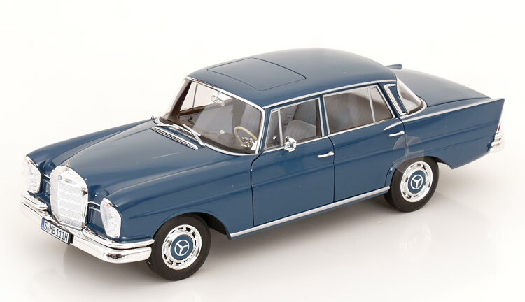 ベンツ特注 ノレブ 1/18 メルセデス 220S W111 サルーン 1959-1965 ブルー メルセデス 特別仕様 開閉 Norev 1:18 Mercedes 220S W111 Saloon 1959-1965 blue special edition of Mercedes