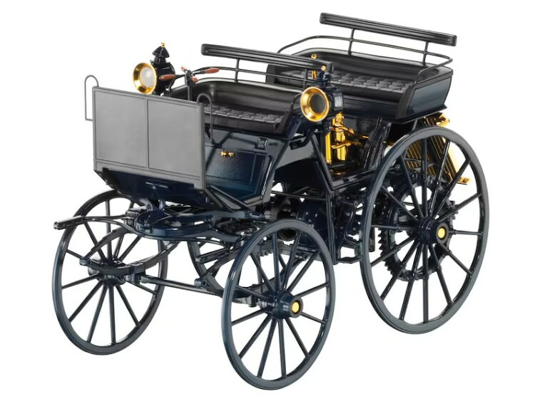 ベンツ特注 ノレブ 1/18 ダイムラー モータライズド キャリッジ 青色NOREV 1:18 Daimler Motorized carriage blue