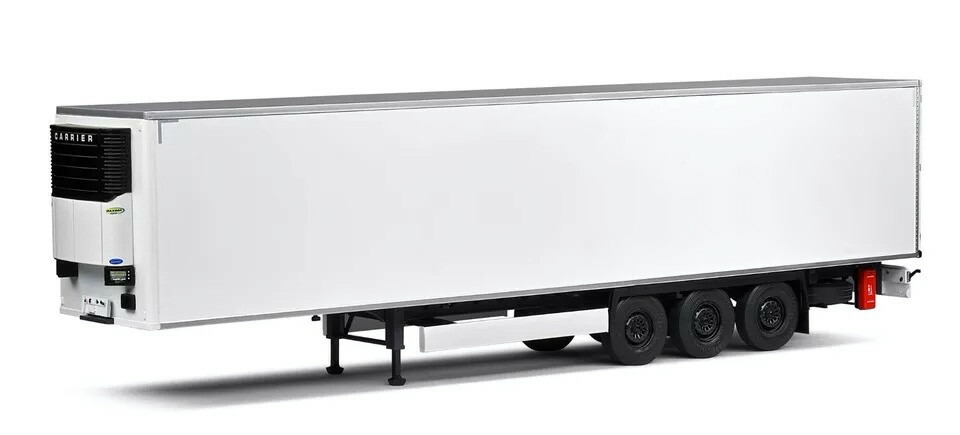 ソリド 1/24 冷蔵トレーラ 2022 白いことSolido 1:24 Refrigerated trailer Construction 2022 white
