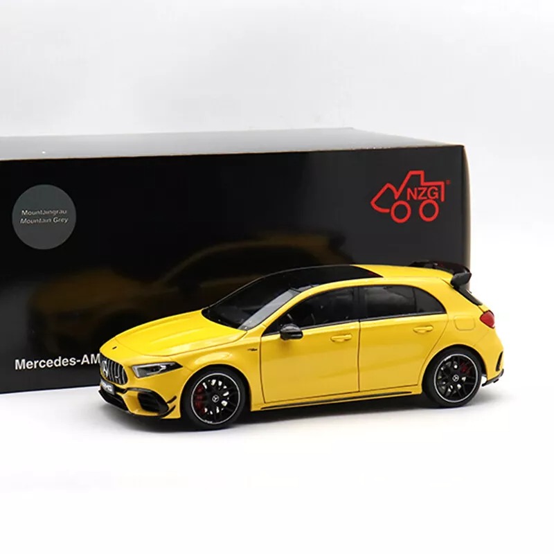 NZG 1/18 メルセデス ベンツ AMG A45 S 2023 黄色 開閉NZG 1:18 Mercedes Benz AMG A45 S 2023 Yellow