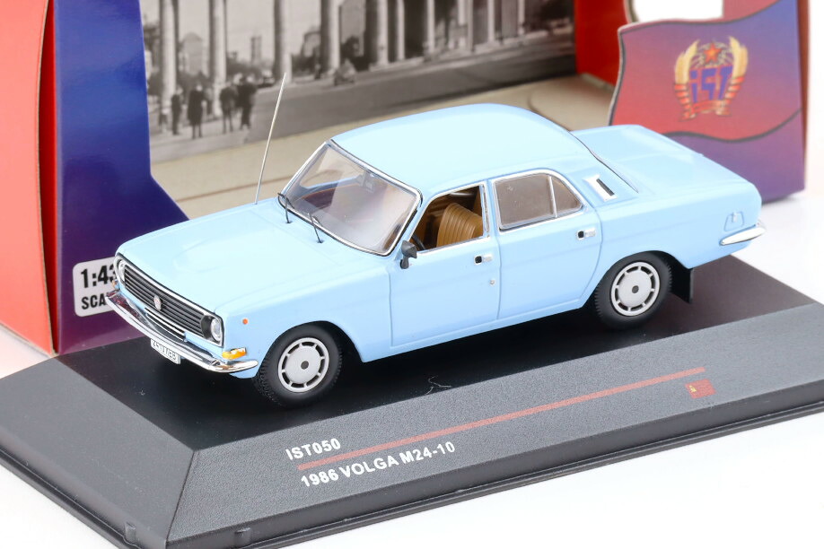 イストモデル 1/43 ヴォルガ M24-10 4ドア 1986 ライトブルー IST MODELS 1:43 VOLGA M24-10 4 DOOR 1986 LIGHT BLUE