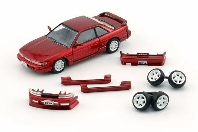 MiJo Toys 限定 ニッサン シルビア　LB KUMA (チェイスカー) Amazon | MINI GT 1:64 スケール MiJo TOYS EXCLUSIVE - NISSAN