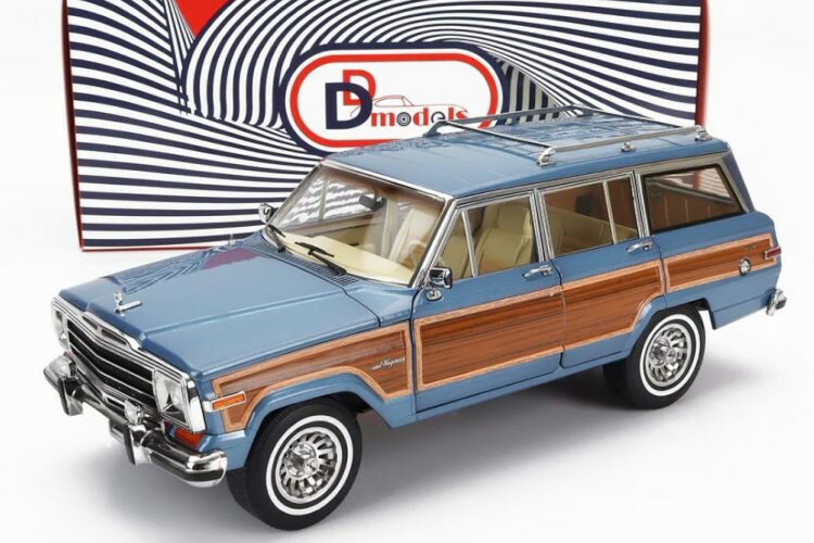 Jeep Grand Wagoneer ミニカー ホワイト/ウッド調　1989 1989 White Grand Wagoneer Matchbox Toy 1/64 Scale - Team