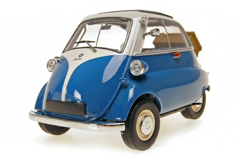 ミニチャンプス 1/18 BMW イセッタ 1955 青み 白いことMinichamps 1:18 BMW Isetta 1955 Blue White