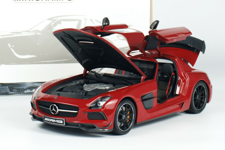 ミニチャンプス 1/18 メルセデスベンツ AMG SLS ブラックシリーズ レッド 500台限定 開閉MINICHAMPS 1:18 Mercedes-Benz AMG SLS Black Series Red Limited 500 pcs|Reowide モデルカー カタログ SHOP