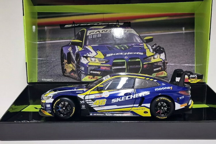 ミニチャンプス 1/18 BMW M4 GT3 #46 6位 スパ24第四次元スピード競技 2023 野球クラブWRT Valentino Rossi/Maxime Martin/Augusto Farfus 546台押さえる Minichamps 1:18 BMW M4 GT3 #46 6th 24h Spa 2023 Team WRT Valentino Rossi/Maxime Martin/Augusto Farfus limited 546 pcs