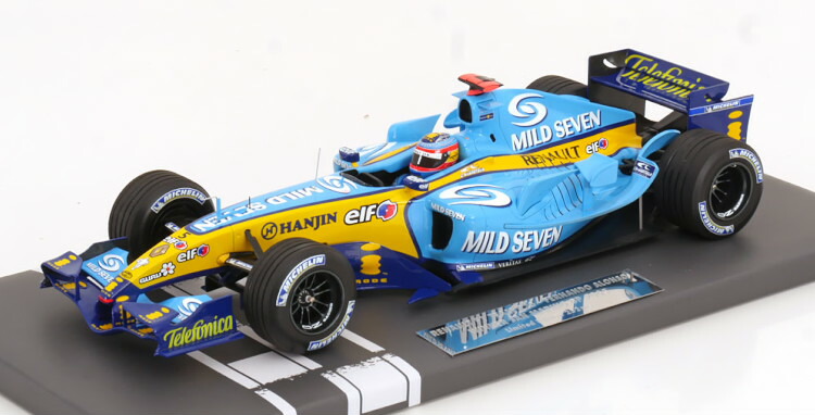 ミニチャンプス ルノーR26 アロンソ 1/43 カスタム品 Amazon.co.jp: 1/43 Minichamps ルノー R26#1 F.アロンソ2006