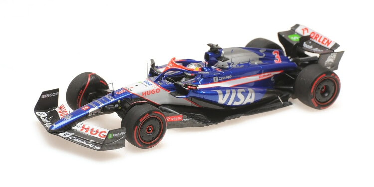 ミニチャンプス 1/18 レーシングブルズ F1 VCARB-01 チーム ビザ キャッシュ アップ #3 シーズン 2024 ダニエル リカルドMinichamps 1:18 RACING BULLS F1 VCARB-01 TEAM VISA CASH APP N3 SEASON 2024 DANIEL RICCIARDO|Reowide モデルカー カタログ SHOP