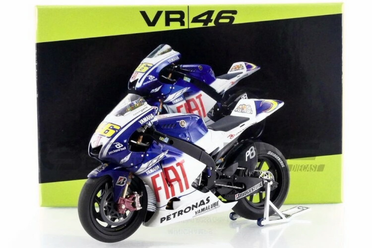 ミニチャンプス 1/12 ヤマハ YZR-M1 #46 MotoGP ワールドチャンピオン 2009 バレンティーノ ロッシ 946台限定Minichamps 1:12 Yamaha YZR-M1 N46 MotoGP World Champion 2009 Valentino Rossi Limited 946 pcs|Reowide モデルカー カタログ SHOP
