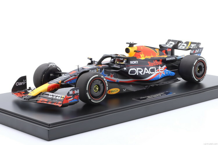 ミニチャンプス 1/12 赤いことブル RB19 #1 亜米利加GP 勝ちとる F1世界はやりっ児 2023 マックス フェルスタッペンMinichamps 1:12 Red Bull RB19 N1 Winner USA GP F1 World Champion 2023 Max Verstappen