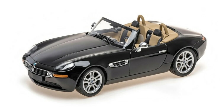 ミニチャンプス 1/18 BMW Z8 読み込むはやりっ児 2000 黒いこと 336台制限事項MINICHAMPS 1:18 BMW Z8 Roadster Year 2000 black Limited 336 pcs