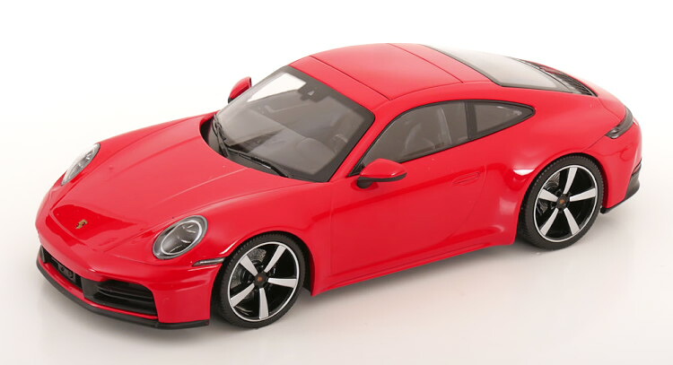 ミニチャンプス 1/18 ポルシェ 911（992）カレラ クーペ 2024 赤いこと 336台押さえるMinichamps 1:18 Porsche 911 (992) Carrera Coupe 2024 red Limited 336 pcs