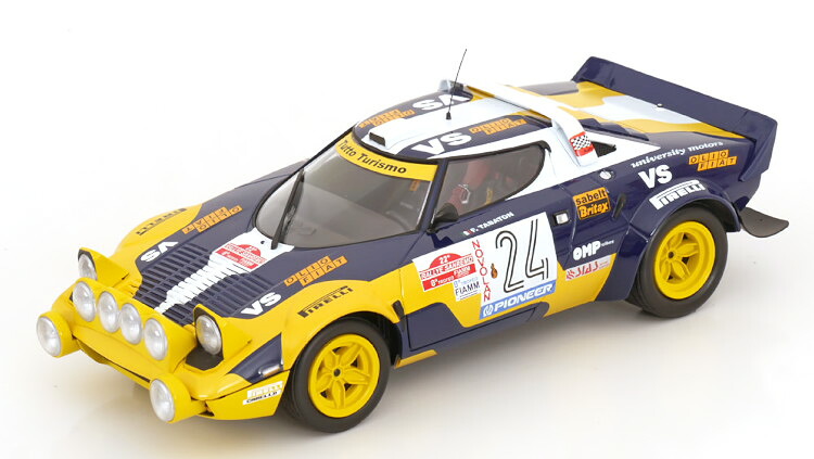 ミニチャンプス 1/18 ランチア ストラトス HF #24 ラリー サンレモ 1980 タバ英トン/ラダエリ 300台押さえるMinichamps 1:18 Lancia Stratos HF N24 Rally Sanremo 1980 Tabaton/Radaelli Limited Edition 300 pcs