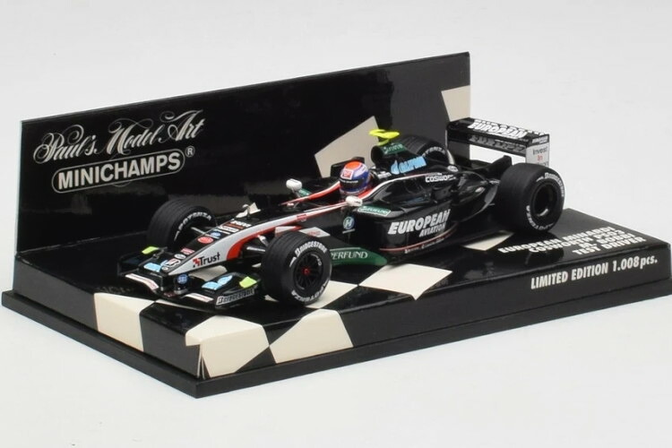 ミニチャンプス 1/43 フォーミュラ1 ミナルディ コスワース PS03 テストカー 2003マッテオ ボッビ Minichamps 1:43 F1 Minardi Cosworth PS03 Test Car 2003 M.Bobbi