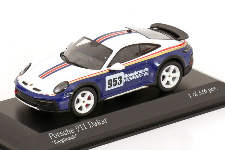 ミニチャンプス 1/43 ポルシェ 911 ダカール 2022 ラフロード #953 336台限定Minichamps 1:43 Porsche 911 Dakar 2022 Rough Road N953 Limited 336 pcs｜Reowide モデルカー カタログ SHOP 17,856円