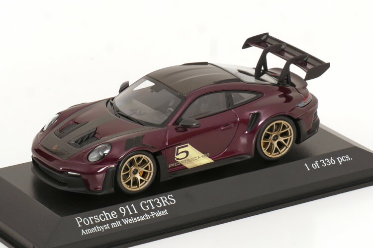 1/43 ポルシェ 911 (992) GT3 RS ヴァイザッハ ルビー スパーク 1/43 ポルシェ 911 992 GT3 RS ヴァイザッハ