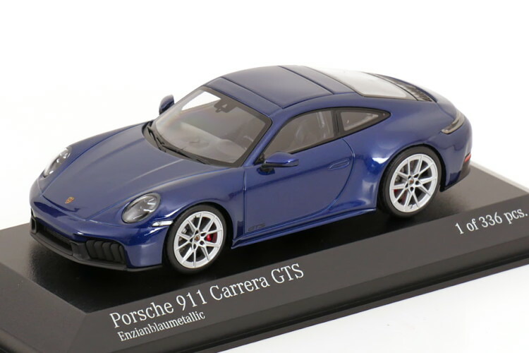 ミニチャンプス 1/43 ポルシェ 911 992 2 カレラ GTS クーペ 2024 ブルーメタリック Minichamps 1:43 PORSCHE 911 992 2 CARRERA GTS COUPE 2024 BLUE METALLIC