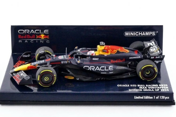 ミニチャンプス　1/43 レッドブル　フェルスタッペン　ワールドチャンピオン Red Bull RB20 ワールドチャンピオン フェルスタッペン 2024