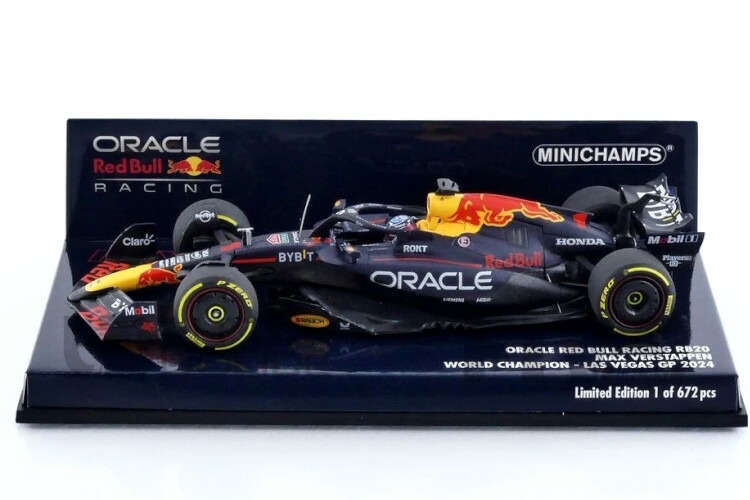 ミニチャンプス製　レッドブルRB19 アメリカスペシャルリバリー3台セット レッドブル RB19 M.フェルスタッペン マイアミGP | F1ミニカー