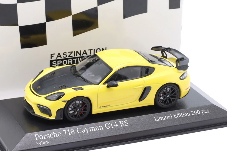 楽天市場】ミニチャンプス 1/18 ポルシェ 718 ケイマン GT4
