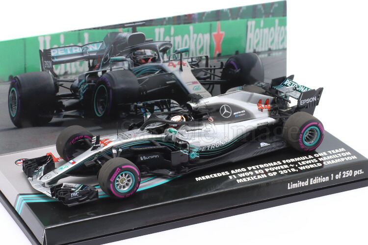 ミニチャンプス 1/43 メルセデス W10 ハミルトン2019年モナコGP優勝 ミニチャンプス 1/43 メルセデス W10 ハミルトン2019年モナコGP