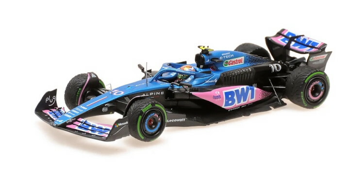 ミニチャンプス 1/43 アルピーヌ A523 #10 7位 モナコグランプリ フォーミュラ 1 2023 ピエール ガスリー 144台限定 Minichamps 1:43 Alpine A523 #10 7th Monaco GP Formula 1 2023 Pierre Gasly limited 144 pcs
