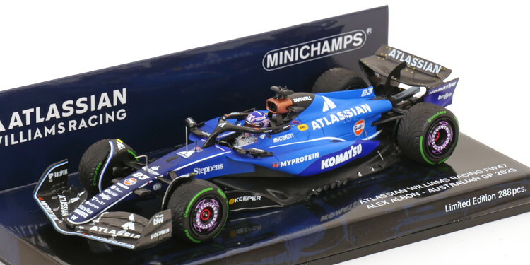 ミニチャンプス 1/43 ウィリアムズ FW47 オーストラリアグランプリ 2025 アルボン 288台限定 Minichamps 1:43 Williams FW47 GP Australia 2025 Albon Limited Edition 288 pcs