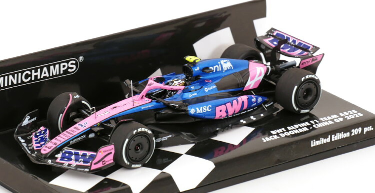 ミニチャンプス 1/43 アルピーヌ F1 A525 #7 野球クラブ BWT アルピーヌ 2025 中国GP 手玉 ドゥーハンMinichamps 1:43 ALPINE F1 A525 N7 TEAM BWT ALPINE CHINA GP 2025 JACK DOOHAN
