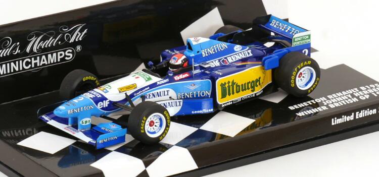 1/43 ベネトン B195 ブラジルGP マイルドセブン M.シューマッハ 1:43 Minichamps ベネトン B195 ブラジルGP 優勝 マイルドセブン仕様 M