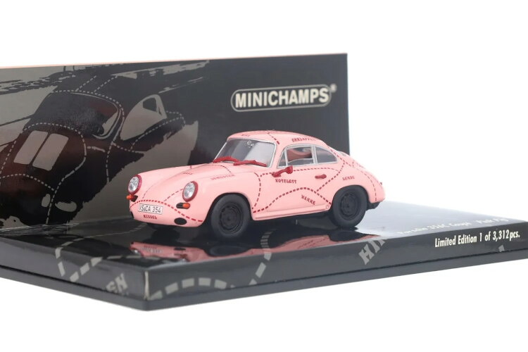 ミニチャンプス 1/43 ポルシェ 356C クーペ ピンクピッグMinichamps 1:43 Porsche 356C Coupé Pink Pig|Reowide モデルカー カタログ SHOP