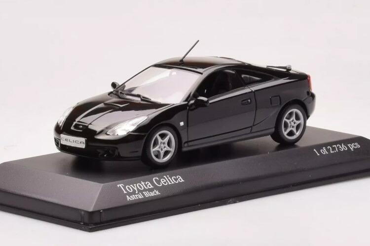 ミニチャンプス 1/43 トヨタ セリカ 7 1999 ブラックMinichamps 1:43 Toyota Celica VII 1999 Black｜Reowide モデルカー カタログ SHOP