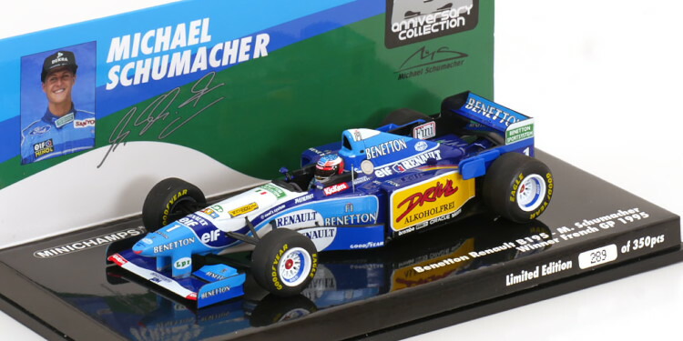 自動車 BBR 1/43BENETTON RENAULT B195 1995 予約] ミニチャンプス 1/43 ベネトン B195 ルノー カナダGP 1995 M