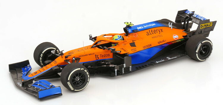 ミニチャンプス 1/18 マクラーレン MCL35M #4 イタリアグランプリ 2021 ノリス 744台限定 Minichamps 1:18 McLaren MCL35M #4 GP Italy 2021 Norris Limited Edition 744 pcs
