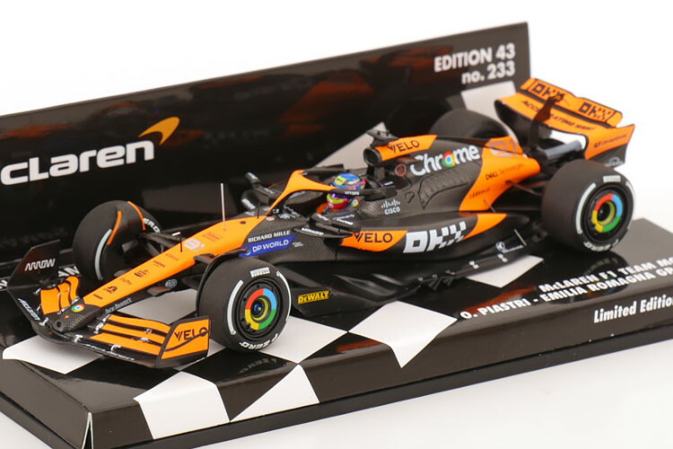 楽天市場】ミニチャンプス 1/43 マクラーレン MCL38 #81 2024 F1
