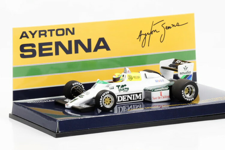 ミニチャンプス 1/43 ウィリアムズ フォード FW08C A.セナ #1 ドニントンパークテスト 1983年5月19日 フォーミュラ 1 Minichamps 1:43 Williams Ford FW08C A.Senna #1 Donington Park Test July 19,1983 Formula 1