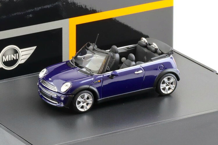 楽天市場】京商 1/18 ミニ クーパー コンバーチブル R52 ブルー