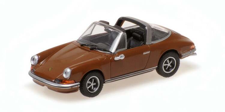 ミニチャンプス 1/87 ポルシェ 911 タルガ 1972 ブラウン Minichamps 1:87 PORSCHE 911 TARGA 1972 BROWN