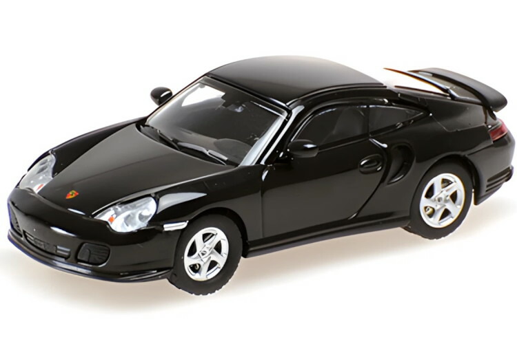 ミニチャンプス 1/87 ポルシェ 911 996 ターボ 2000 ブラック Minichamps 1:87 Porsche 911 (996) Turbo Year of construction 2000 black