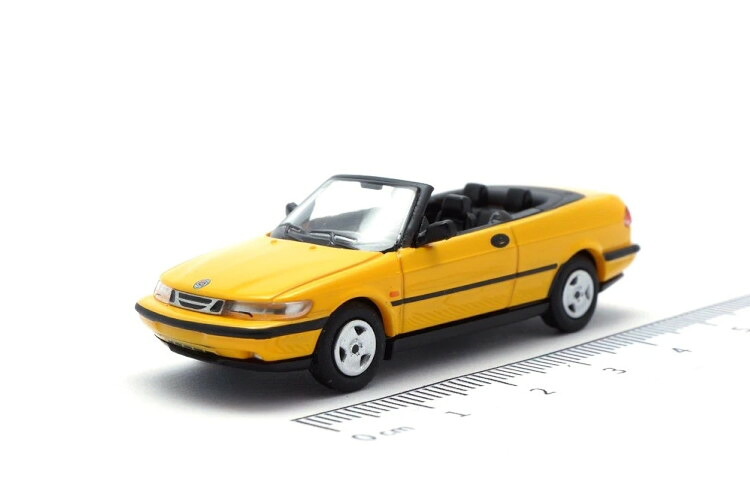ミニチャンプス 1/87 サーブ 900 カブリオレ 1995 イエローMinichamps 1:87 Saab 900 Cabriolet 1995 Yellow｜Reowide モデルカー カタログ SHOP 7,776円