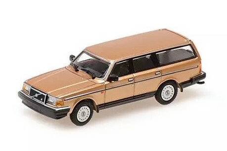 ミニチャンプス 1/87 ボルボ 240 GL ブレーク 1986 ゴールド Minichamps 1:87 Volvo 240 GL Break 1986 Gold