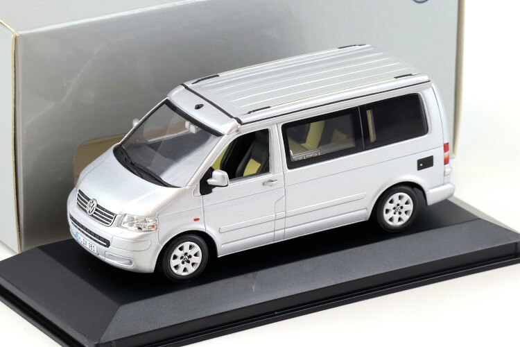 ミニチャンプス 1/43 フォルクスワーゲン T5 黄金州 シルバーメタリック 商売人変わり種Minichamps 1:43 VW Volkswagen T5 California silver metallic DEALER VERSION