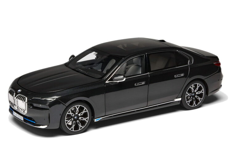 BMW特注 ミニチャンプス 1/18 BMW 7シリーズ i7 xドライブ60 2023 ダークグレーメタリック 開閉 Minichamps 1:18 BMW 7 SERIES i7 xDRIVE60 2023 DARK GREY METALLIC