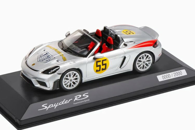 ポルシェ特注 ミニチャンプス 1/43 ポルシェ 718/982 スパイダー #55 トリビュート カレラ パナメリカーナ 1954 2000台限定 Minichamps 1:43 Porsche 718/982 Spyder #55 Tribute Carrera Panamericana 1954 limited 2000 pcs